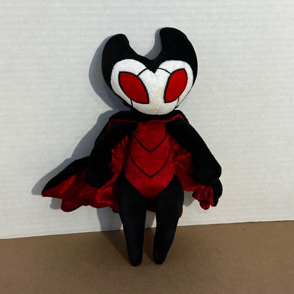 Grimm Plush Hollow Knight Unisex 12in Black Red Good Troupe Master